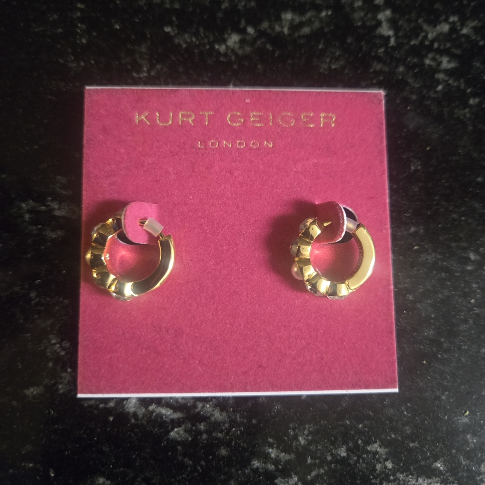 Kurt Geiger Gold Hoop Earrings